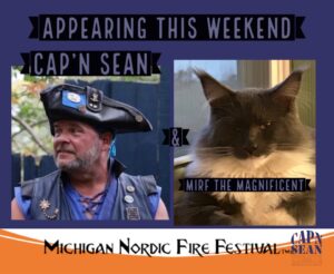 Picture of Cap’n Sean and Mirf the Magnificent