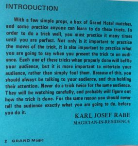 2026 Parlor Magic Show