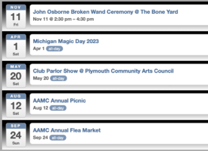 2026 Parlor Magic Show