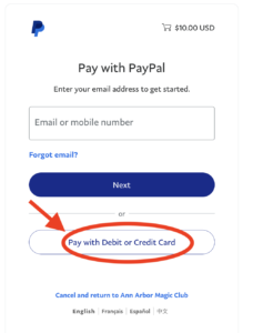 2026 Parlor Magic Show