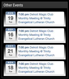 2026 Parlor Magic Show